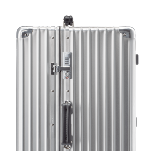 Classic Trunk Large Aluminium Suitcase | Silver | RIMOWA