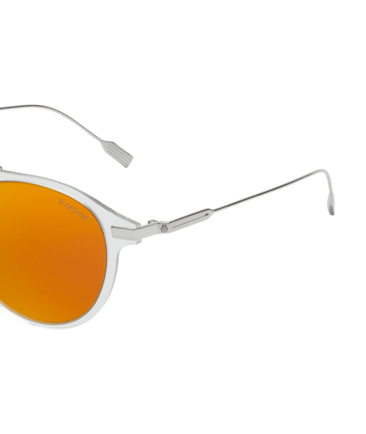 Orange transparent outlet sunglasses