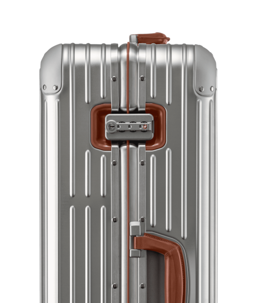 Original Check-In L Twist Suitcase in Silver & Brown, RIMOWA