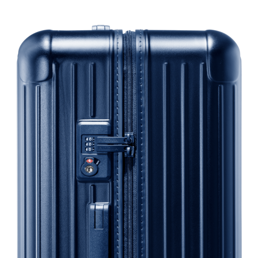 Essential Trunk Plus Large Suitcase, Matte Blue