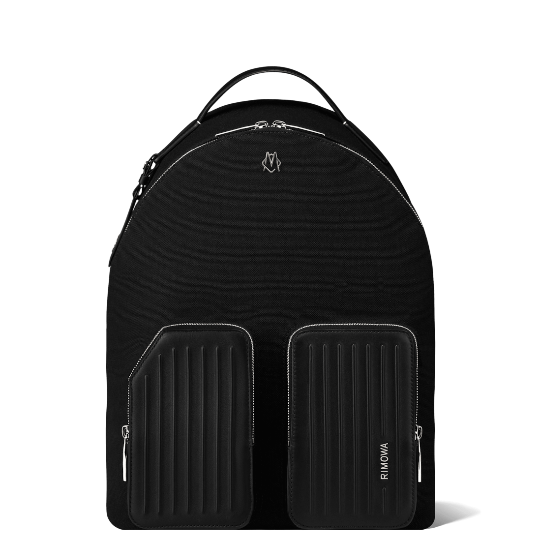 Backpack in Leather \u0026 Canvas | Black 