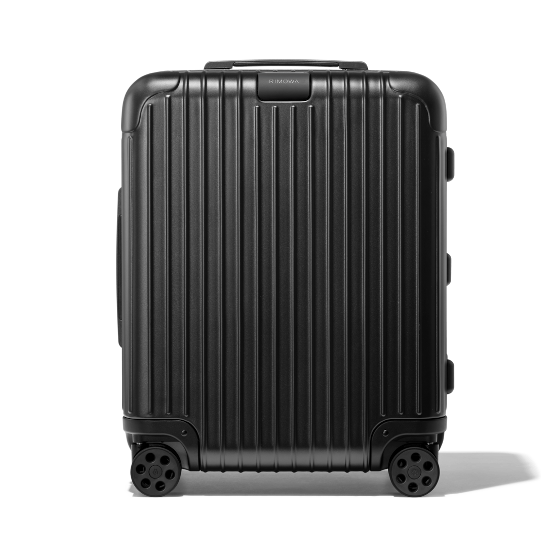 Essential Cabin Plus Large Carry On Suitcase Matte Black Rimowa