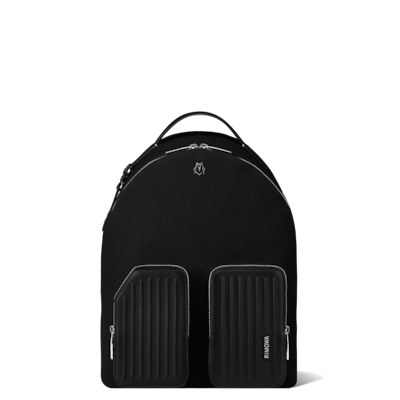 Backpack Large in Leather \u0026 Canvas 