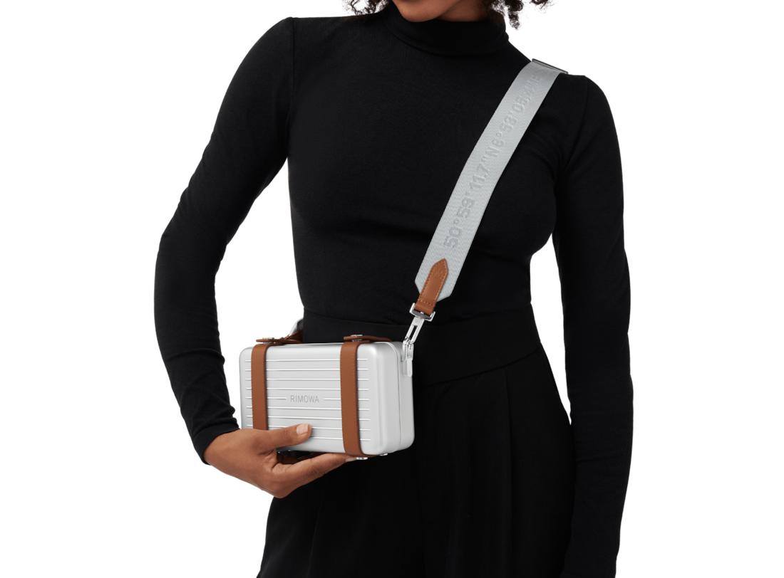 Webbing Cross-body Bag Strap in Grey | Bag accessories | RIMOWA