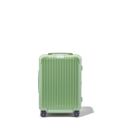 rimowa green suitcase