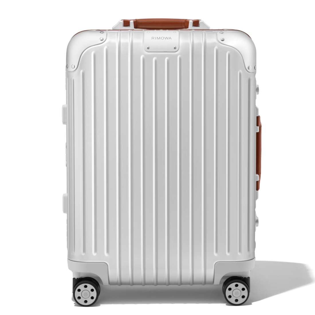 Original Check-In L Twist Suitcase in Silver & Brown, RIMOWA