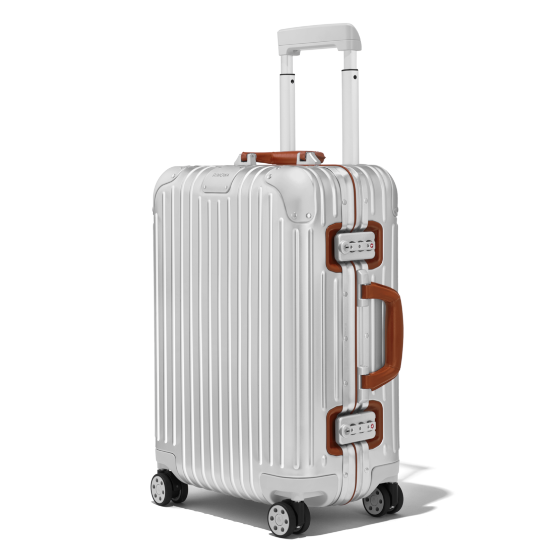 Original Cabin Twist Suitcase in Silver & Brown | RIMOWA