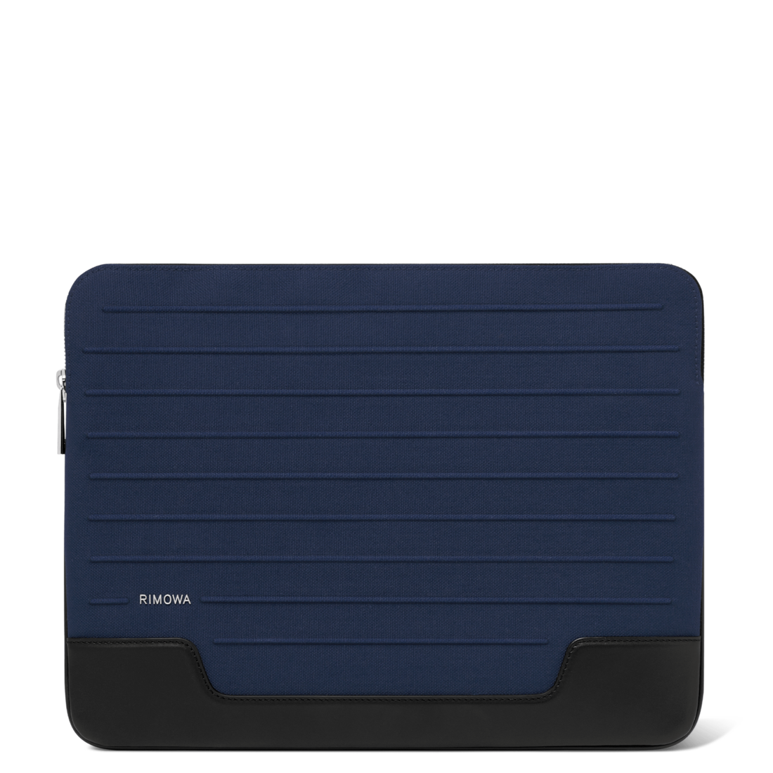 Rimowa Canvas Flat Pouch Laptop Bag In Navy Blue In Marineblau
