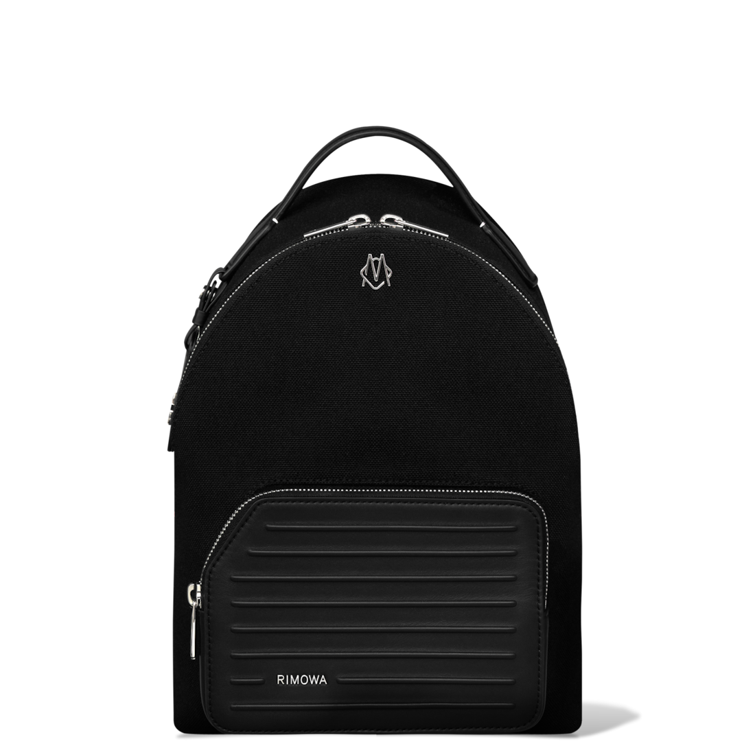 Small Backpack in Leather & Canvas | Black | RIMOWA