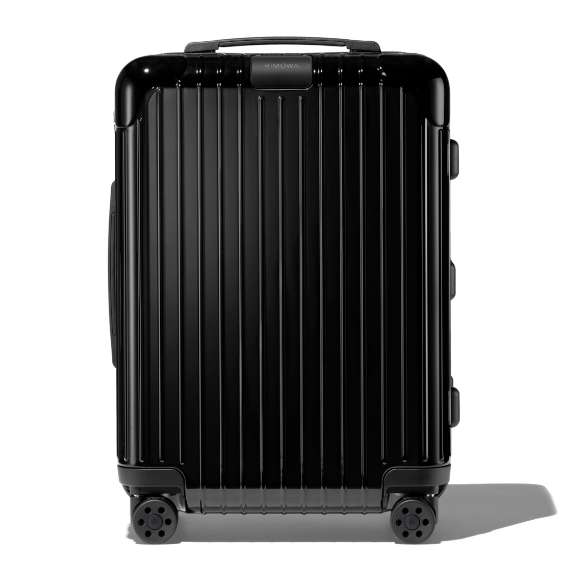 Essential Cabin Lightweight Carry-On Suitcase, Black Gloss