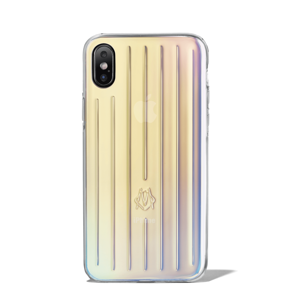 Iridescent Groove Case for iPhone XS 