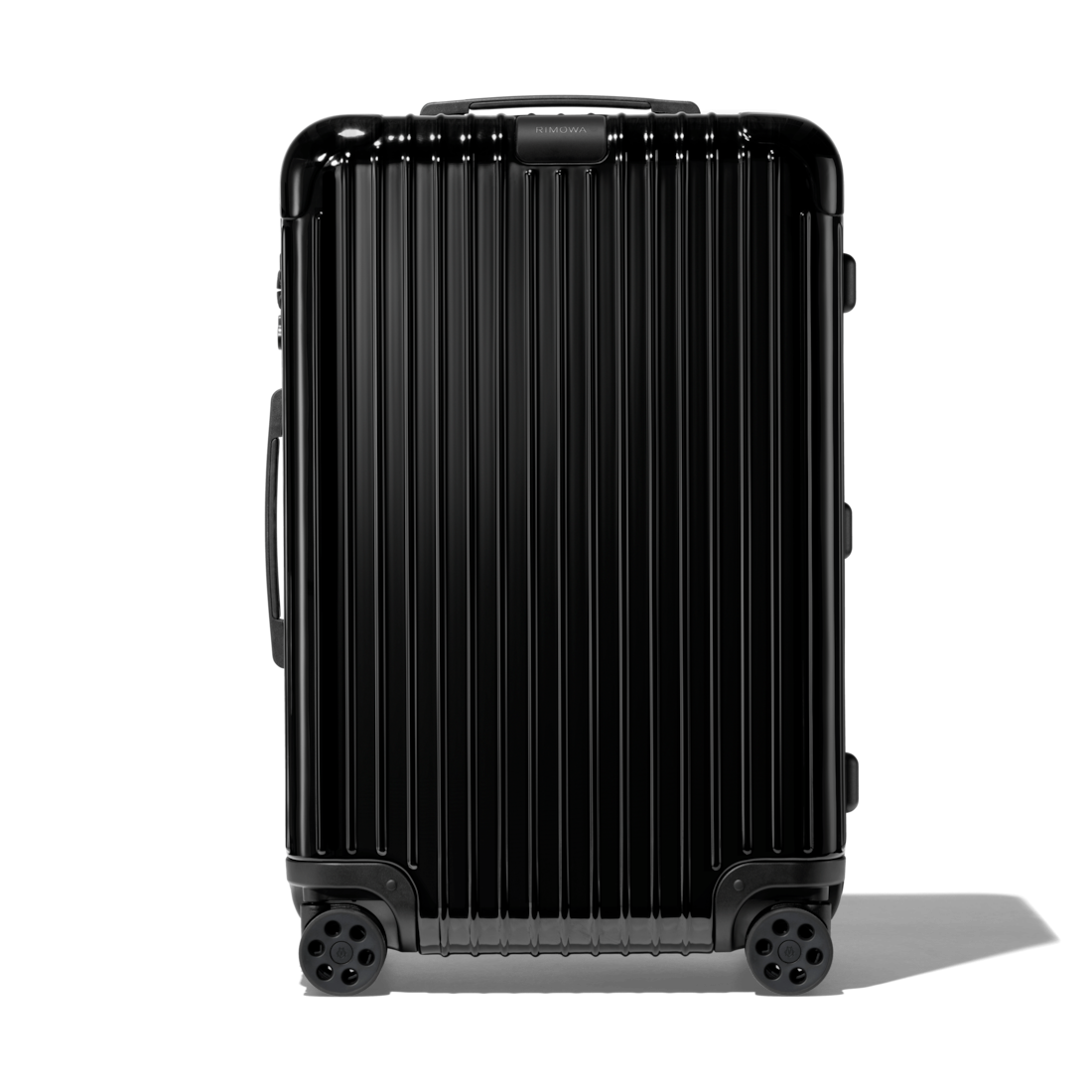 black gloss suitcase