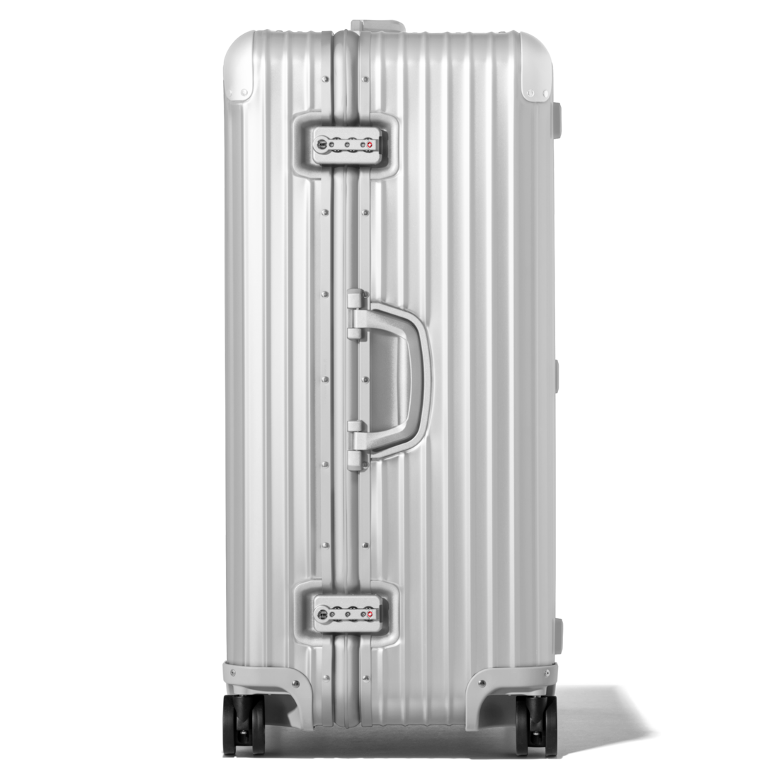 Original Trunk Large Aluminum Suitcase, Silver