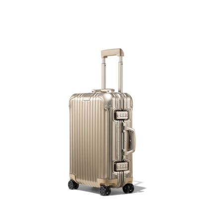 rimowa metal suitcase