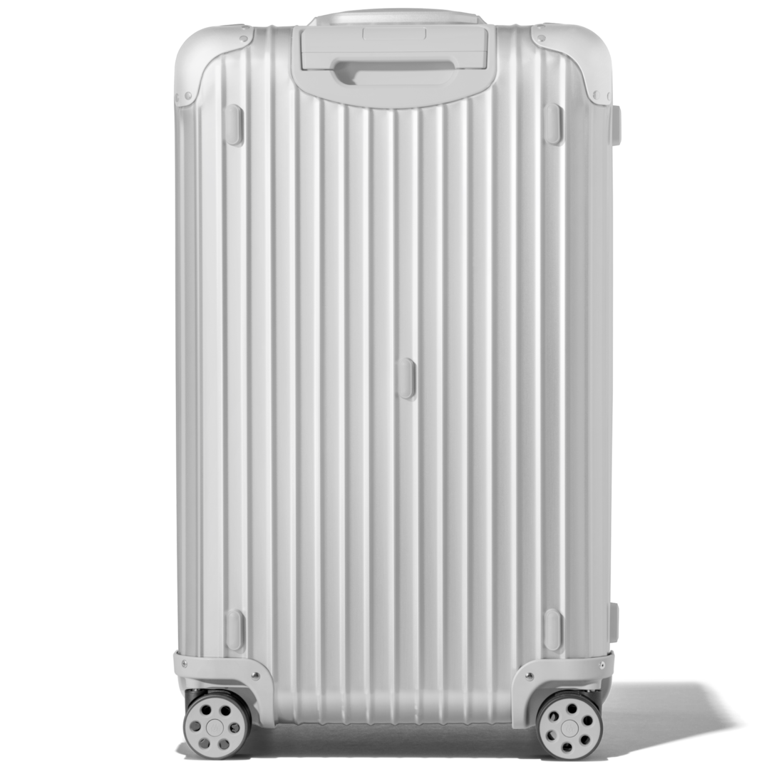 Rimowa Topas 35L Luggage Suitcase Silver Aluminum Travel Used