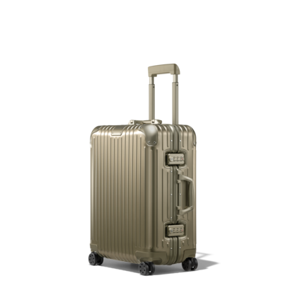 Rimowa Topas Titanium Carry on Luggage IATA 21 Inch Multiwheel 32L  Suitcase - Champagne : : Clothing, Shoes & Accessories