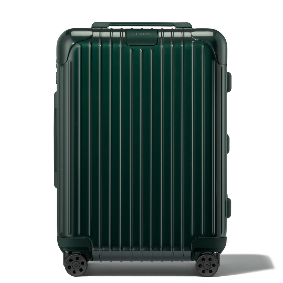 Essential Cabin Lightweight Carry-On Suitcase, Green Gloss